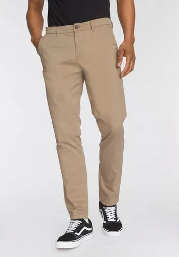 Chinohose "MARCO DAVE" Gr. 34 - Beige, Länge 34 - Wanderhosen für Herren von Jack & Jones. Schmale Beinform und niedrige Leibhöhe sorgen für optimalen Tragekomfort bei Freizeitaktivitäten.