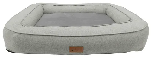 Petlando Lima Ortho stone - Orthopädisches Hundebett in Grau - Orthopädisches Hundebett (M 80 x 55 x 17 cm) mit abnehmbarem, waschbarem Bezug für optimalen Komfort und Pflegeleichtigkeit.