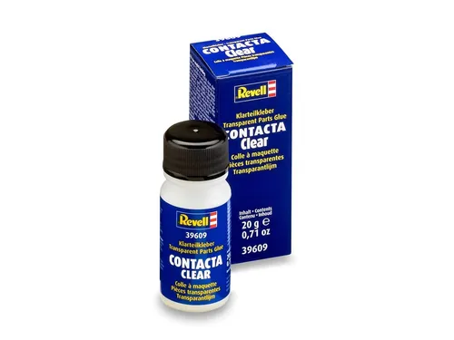 Revell 39609 - Contacta Clear Kleber, 20 g für kristallklare Modellbauprojekte, ohne Altersbeschränkung
