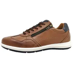 ara Herren Finn Sneaker - Marrone, Blue, 42 EU - Herren-Sneaker mit Wechselfußbett für optimalen Tragekomfort und High Soft Technologie