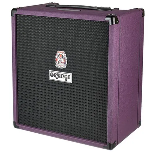 Orange Crush Bass 50 Glenn Hughes - Limitierte lila Sonderauflage - E-Gitarre: 50 Watt leistungsstarker Bass Amp Combo mit analogem Signalweg, ideal für Proben und Zuhause. Besondere Glenn Hughes Plakette und 3-Band Klangregelung für vielseitigen Sound.