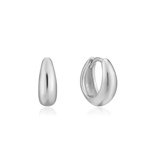 Ania Haie Creolen E024-03H aus 925er Silber - Elegante Ohrringe aus 925er Silber, perfekt für jeden Anlass und verleihen deinem Look einen Hauch von Glamour.