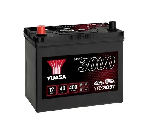 YUASA YBX3057 Batterie - Autobatterie für zuverlässigen Fahrzeugstart, kompatibel mit verschiedenen TOYOTA und SUZUKI Modellen, bietet hohe Leistung und Langlebigkeit.