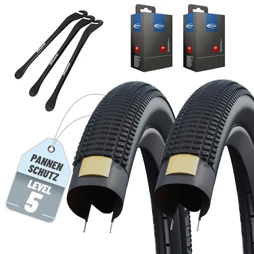 2er Set Schwalbe Fahrradreifen Billy Bonkers 20x2,00 Zoll mit Reifenhebern - Vielseitige Fahrradreifen für optimalen Grip auf Staub und Sand. Ideal für Tricks und sportliche Fahrten dank leichtem Handling und präzisem Fahrgefühl. Inklusive 3 stabilen Reifenhebern für einfache Montage.