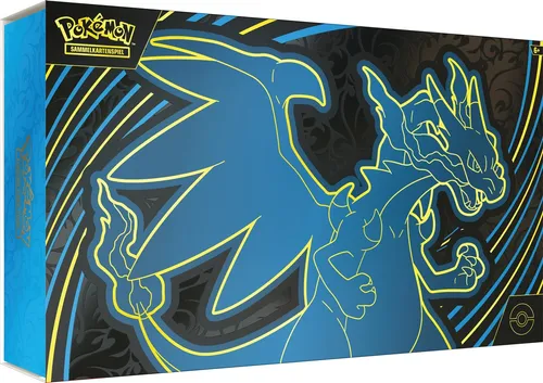 Pokémon Ultra Premium Kollektion Glurak EX - Fatale Flammen - Exklusive Kollektion mit Glurak EX, ideal für Pokémon TCG-Fans. Enthält 1 Display mit hochwertigen Karten in deutscher Sprache, perfekt für Sammler und Spieler ab 6 Jahren.