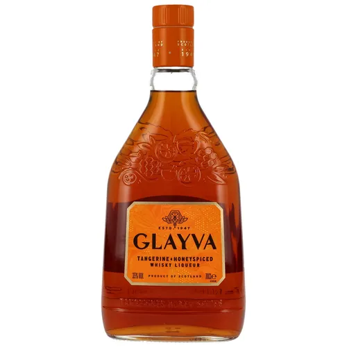 Glayva Liqueur 35% Vol. 0,7l - Likör & Kräuterschnaps mit würzigem Charakter, verfeinert mit spanischen Orangen und einer Komposition aus Malt Whisky, Gewürzen und Früchten – ideal zum pur genießen oder auf Eis.