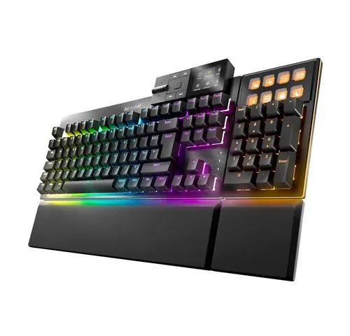 be quiet! Dark Mount Silent Linear FR Gaming-Tastatur - Tastatur mit 8 Display-Tasten, Media Dock und hot-swap-fähigem Nummernblock für ein individuelles Gaming-Erlebnis.