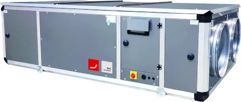 Zehnder CARMA 9010 vertikal Y Lüftungsgerät - Effizientes Lüftungsgerät für kontrollierte Be- und Entlüftung. Hohe Energieeffizienz durch hocheffiziente Wärmetauscher und flexible Installationsmöglichkeiten.