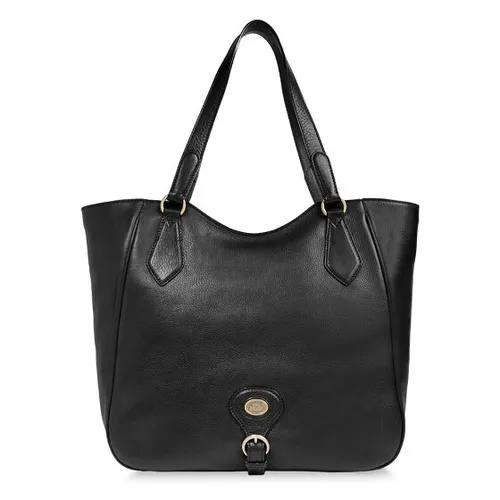 The Bridge Isadora Shopper Tasche Leder 41 cm schwarz - Elegante The Bridge Isadora Shoppertasche aus hochwertigem Leder mit praktischen Innentaschen. Ideal für aktive Damen, die Stil und Funktionalität schätzen. Verstellbares Schulterband für optimalen Tragekomfort.