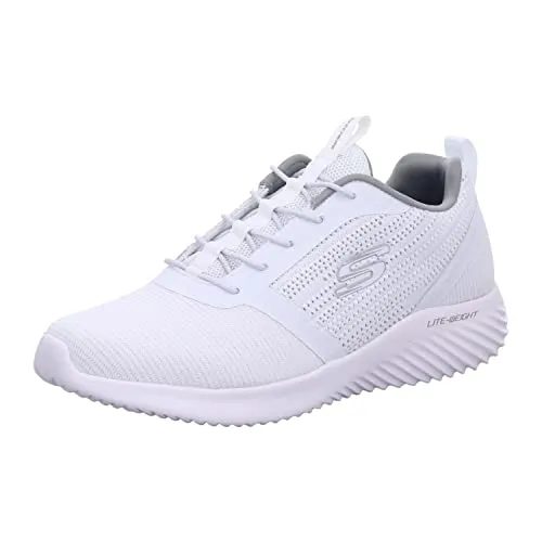 Skechers Herren Bounder Sneaker - Komfortabler Walking-Sneaker - Herren-Sneaker mit Air Cooled Memory Foam für optimalen Tragekomfort, ideal zum Hineinschlüpfen und für aktive Tage.