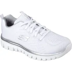 Skechers Graceful - Get Connected Sneaker - Sneaker mit Memory Foam für optimalen Komfort, ideal für den sportlichen Alltag. Erhältlich in Größe 40 EU und in elegantem Weiß.