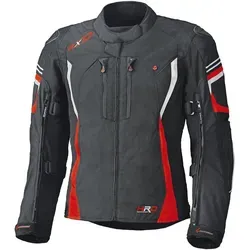 Held Luca Gore-Tex Motorrad Textiljacke - Schwarz-Rot, Größe S für Männer - Motorradjacke mit DU PONT®-Cordura 500 D und herausnehmbarem GORE-TEX® Liner für besten Wetterschutz und Belüftung.