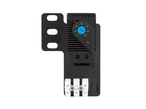 Closing thermostat 10A for cabinets with mounting bracket and elec 5901969424386