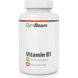 GymBeam Vitamin B1 Tabletten - 100 mg Thiaminmononitrat, vegan, 90 Tabs - Essentielles Vitamin B1 für deinen Energiestoffwechsel und das Wohlbefinden. Ideal für Veganer, unterstützt die Leistungsfähigkeit und Vitalität.