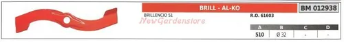 Ersatzklinge für Rasenmäher Tosaerba Tagliaerba Brillencio 51 BRILL 012938 - Hochwertige Ersatzklinge für Rasenmäher, sorgt für einen präzisen Schnitt und eine gepflegte Rasenfläche. Ideal für den professionellen Einsatz im Garten.