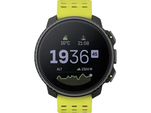 Suunto Vertical Black Lime - Multisport-Abenteuer-Uhr mit großem Display, bis zu 500 Stunden Akkulaufzeit und kostenlosen Outdoor-Offline-Karten