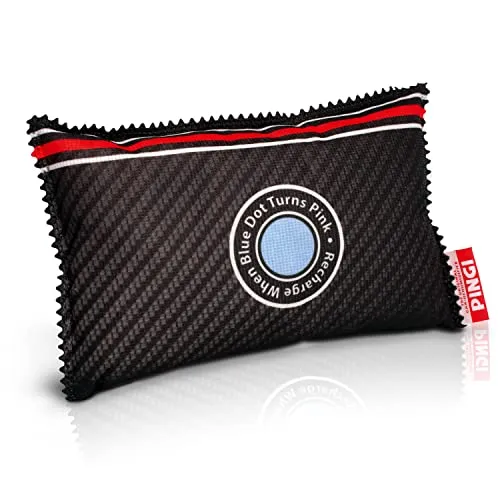 Pingi Luftentfeuchter Auto 1 Kissen x 300g - Autozubehör, wiederverwendbar und 100% auslaufsicher – schützt vor Kondenswasser und sorgt für klare Sicht durch trockene Windschutzscheiben.