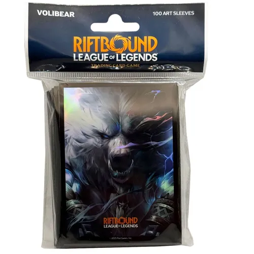Riftbound Volibear 100 Art Sleeves League of Legends TCG