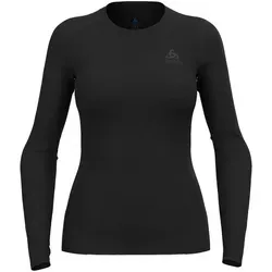 Odlo Damen Merino 200 Undershirt - Langarm Thermoshirt aus 100% Merinowolle, wärmend, bequem und ideal für Wintersport und Freizeit