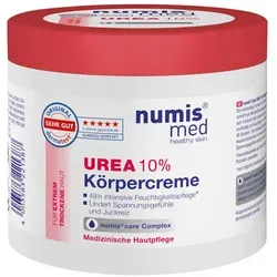 Numis Med Urea 10% Körpercreme - Arzneimittel für extrem trockene Haut, mit 10% Urea für intensive Feuchtigkeitspflege bis zu 48 Stunden und Unterstützung der Hautschutzbarriere.