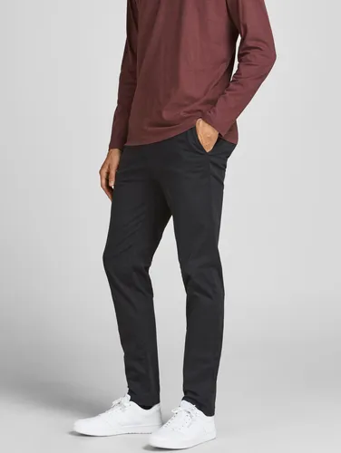 JACK & JONES Slim Fit Stoffhose - Wanderhosen aus bequemer Baumwolle, ideal für Freizeitaktivitäten und Outdoor-Abenteuer.