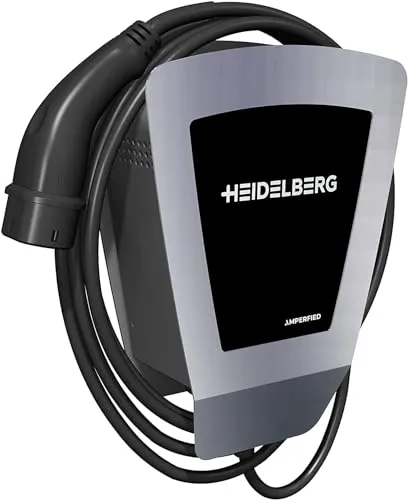 Heidelberg Wallbox Home Eco 11kW mit 5m Kabel - Ladestation für Elektroautos, KfW-förderfähig und einfach zu installieren. Ideal für Zuhause, robust und universell kompatibel.