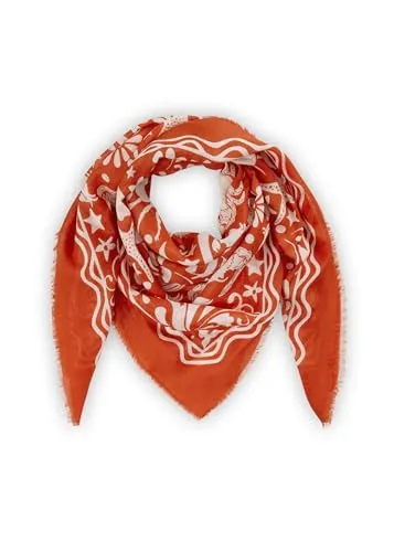 CODELLO Damen Tuch aus Modal und Baumwolle mit Meeres-Motiven - Elegantes CODELLO Damen Tuch aus Modal und Baumwolle, perfekt für stilvolle Akzente. Die maritimen Motive verleihen jedem Outfit einen frischen Look.