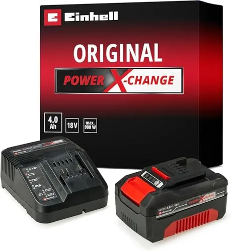 Einhell Power X-Change PXC Starter Kit 18V 4Ah - Akku und Ladegerät für effiziente Leistung, ideal für Einsteiger und erweiterbar für Profis