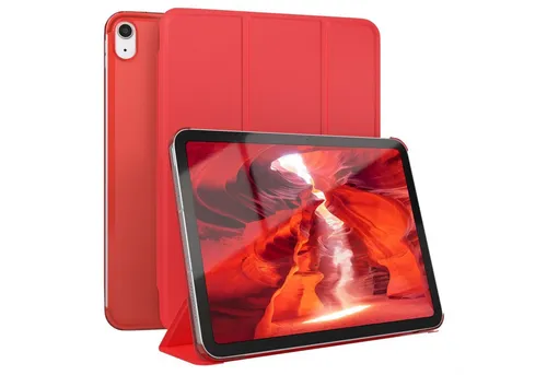EAZY CASE Tablet-Hülle Smartcase für Apple iPad 2025 (11. Gen) 11 Zoll, Tablettasche Etui Bookcase Flipcover stoßfest Slim Schutztasche Rot