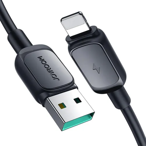 Joyroom Serien A14 Lightning/USB-A Kabel, 2,4A, 2m, Schwarz, Multi-Farbige Serie