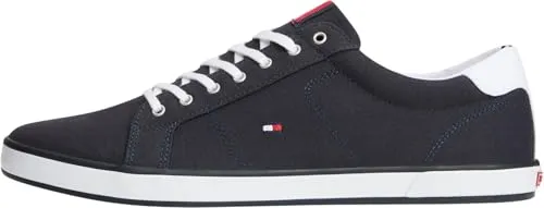 Sneaker TOMMY HILFIGER "H2285ARLOW 1D" - Sportliche Herren-Schuhe in Blau - Hochwertige Tommy Hilfiger Sneaker aus Textil, sportlich und mit seitlichem Logoflag, ideal für Freizeit und Alltag. Fällt klein aus, bitte eine Größe größer bestellen.