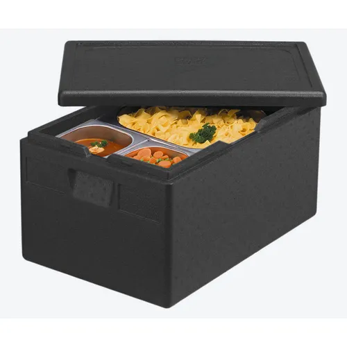 PAPSTAR Isolier-Transportbehälter EPP 60 cm x 40 cm x 32 cm - Sonstige Gastronomieartikel - Hochwertiger Isolier-Transportbehälter in Gastro-Norm 1/1, temperaturbeständig von -40°C bis +120°C, ideal für sicheres Transportieren von Lebensmitteln.