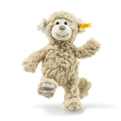 Stofftier Affe Bingo 20 CM - Steiff Friends - Kuscheliges 20 cm großes Affen-Stofftier in Beige, ideal für Neugeborene und bietet weichen Trost und Spielspaß.