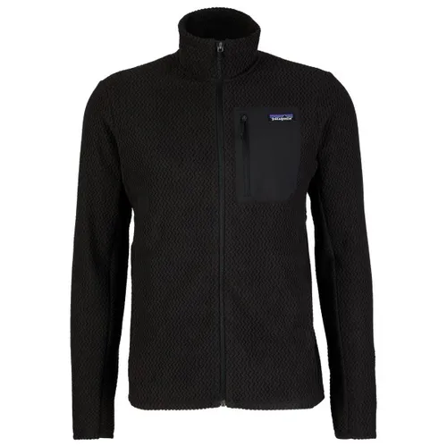 Patagonia M's R1 Air Jkt - Fleece - XS - black - Leichtes, atmungsaktives Fleece-Jacke für kaltes Wetter. Der durchgehende Zipper sorgt für optimale Belüftung und einfachen Wechsel. Aus 100% Recycling-Polyester für hohen Tragekomfort. Hergestellt unter fairen Bedingungen.