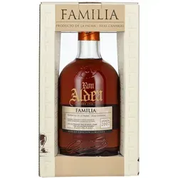 Ron Aldea FAMILIA Edición Limitada Añada 2007 - Exklusiver Jahrgangsrum - Entdecken Sie den Ron Aldea Familia Edición Limitada 2007, einen aromatischen Rum aus La Palma, der über 10 Jahre in edlen Fässern reifte. Ideal für Genießer und Sammler, perfekt in einer stilvollen Geschenkbox.