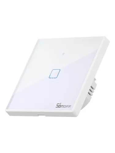 Sonoff Smart Switch WiFi + RF 433 T2 EU TX (1-Kanal) - Intelligenter Lichtschalter mit Touch-Bedienung. Steuern Sie Ihr Licht bequem per App oder klassisch. Hochwertige Materialien garantieren Sicherheit und eine stilvolle Integration in jedes Zuhause.