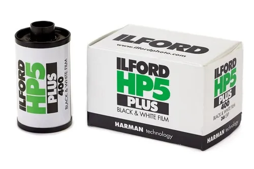 ILFORD HP 5 Plus 135-24 Fotofilm - Hochwertiger Schwarzweiß-Fotofilm mit feiner Körnung, ideal für kreative Fotografie und beeindruckende Kontraste.