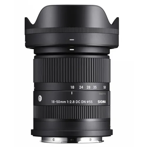 Sigma 18-50mm F2.8 DC DN Contemporary - Kompaktes APS-C Zoom-Objektiv für spiegellose APS-C Kameras, bietet überragende Bildqualität und höchste Flexibilität für kreative Fotografie.