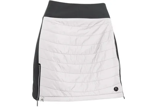 MAUL Sport Brünnstein XT Primaloft Rock für Damen - Offwhite/Caviar (9901) 40 - Sportlicher Primaloft Rock für Damen, ideal für Outdoor-Aktivitäten. Hohe Wärmeisolierung und wasserabweisend. Leichtes Material und durchgehender Reißverschluss für einfaches An- und Ausziehen.