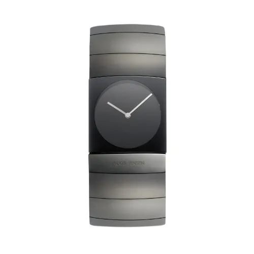 Jacob Jensen Titanuhr ARC 572 Herren Armbanduhr schwarz - Elegante Titan-Armbanduhr mit flacher Bauweise und Saphirglas. Die ARC 572 verbindet zeitloses Design mit hochwertiger Verarbeitung für einen stilvollen Auftritt.