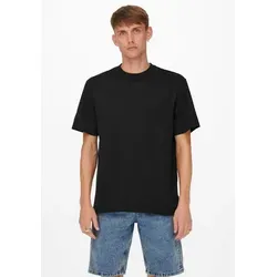 ONLY & SONS T-Shirt ONSFRED LIFE RLX SS TEE NOOS schwarz L (52)