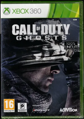 Call of Duty: Ghosts XBOX360 - Neuware, Shooter - Ego-Shooter aus 2013 für Microsoft Xbox 360, sealed und ideal für Fans der Call of Duty-Serie, USK ab 18 Jahren.