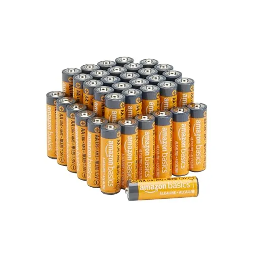 Amazon Basics AA-Alkali-Hochleistungsbatterien, 1,5 V, 10 Jahre lagerfähig, 36 Stück