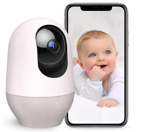 nooie Babyphone, 360 Baby Kamera WLAN, Baby Monitor with Camera