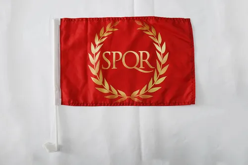 Drapeau de voiture Empire Romain 45x30cm - Carflag des romains - Jules César 30