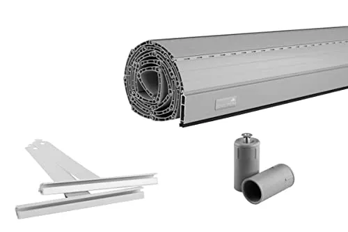 Schellenberg Rolladenpanzer Set PVC Mini für 40 mm Stahlrohrwellen - Rollläden & Zubehör – Leichter, witterungsbeständiger PVC-Rolladenpanzer für enge Platzverhältnisse, individuell kürzbar und ideal für Renovierungen oder Neubauten.