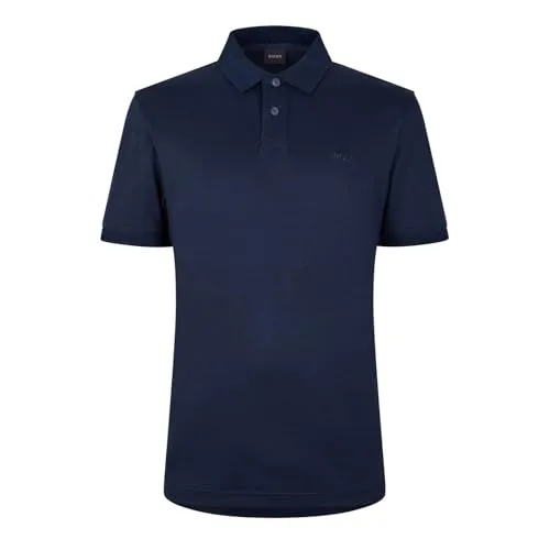 BOSS ORANGE Poloshirt "Pe" für Herren, Gr. L, Dunkelblau - Herren-Shirt in Dunkelblau von BOSS ORANGE, aus 100% Baumwolle für optimalen Komfort. Casual Design mit Polokragen und Kurzarm, ideal für entspannte Anlässe.