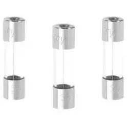 Debflex - Sicherung Glas Fus. Rap. Durchmesser 5mm-länge 20mm-5a-250v-3 Stück