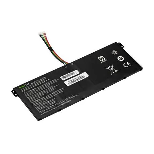 Green Cell AC14B13J AC14B13K Akku für Acer Aspire 3 - Laptop-Akkus mit 3600mAh und 11.4V, bietet hohe Laufzeit und bis zu 1000 Ladezyklen für zuverlässige Leistung.
