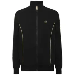Tracksuit Sweatshirt Laminated - Elegante Trainingsjacke mit modernem Design und laminierten Akzenten. Ideal für sportliche Aktivitäten oder entspannte Freizeitmomente. Hochwertige Baumwollmischung sorgt für Tragekomfort und Langlebigkeit.